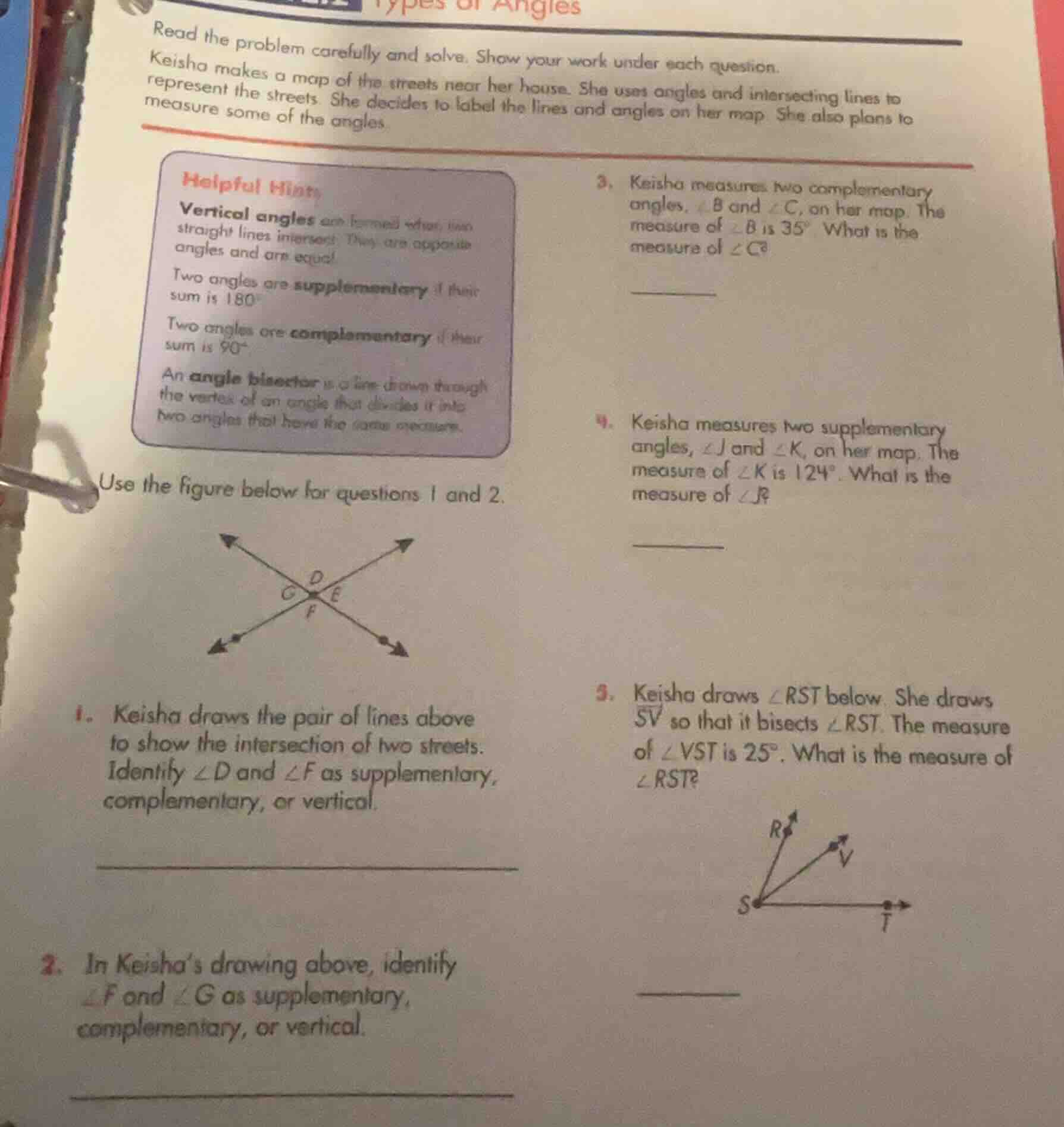 read the problem carefully and solve. show your work under each questio…
