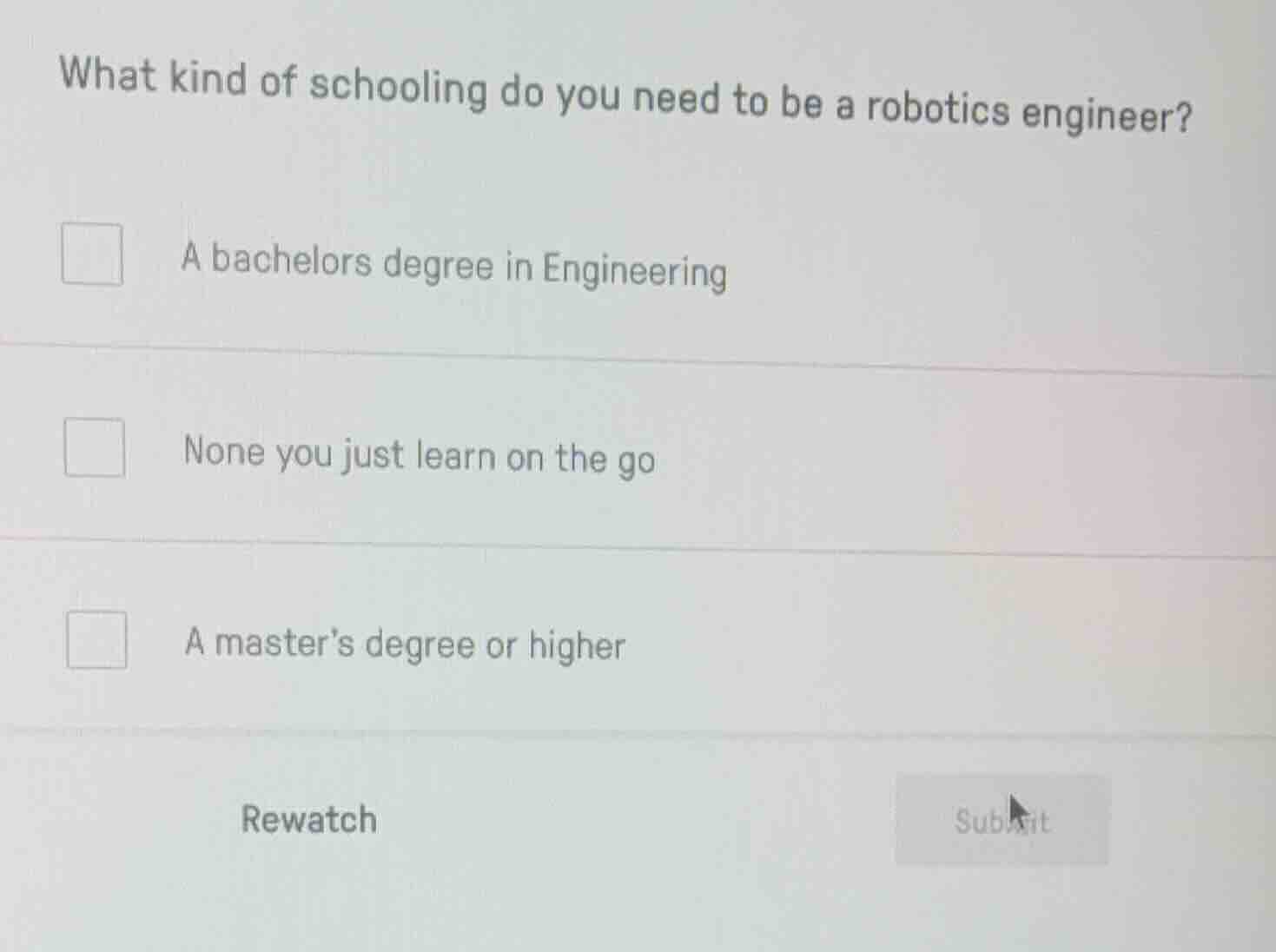 what kind of schooling do you need to be a robotics engineer? a bachelo…
