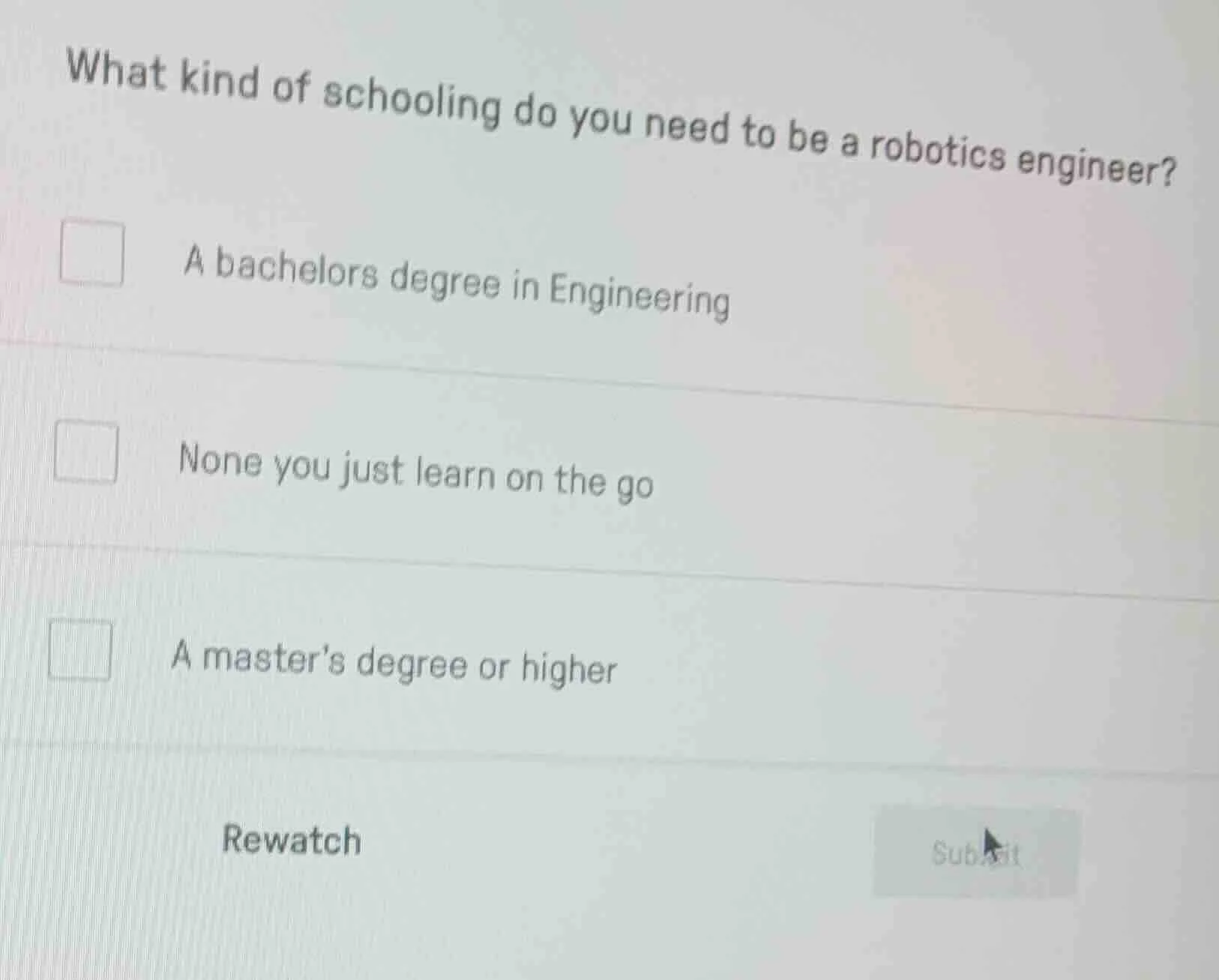 what kind of schooling do you need to be a robotics engineer? a bachelo…