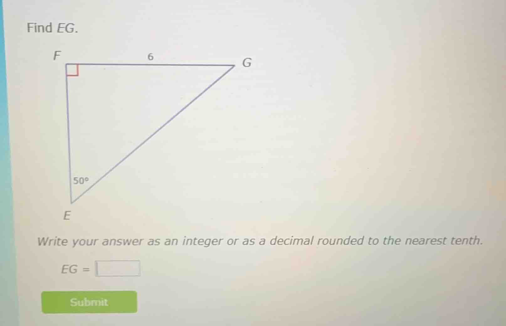 find eg. write your answer as an integer or as a decimal rounded to the…