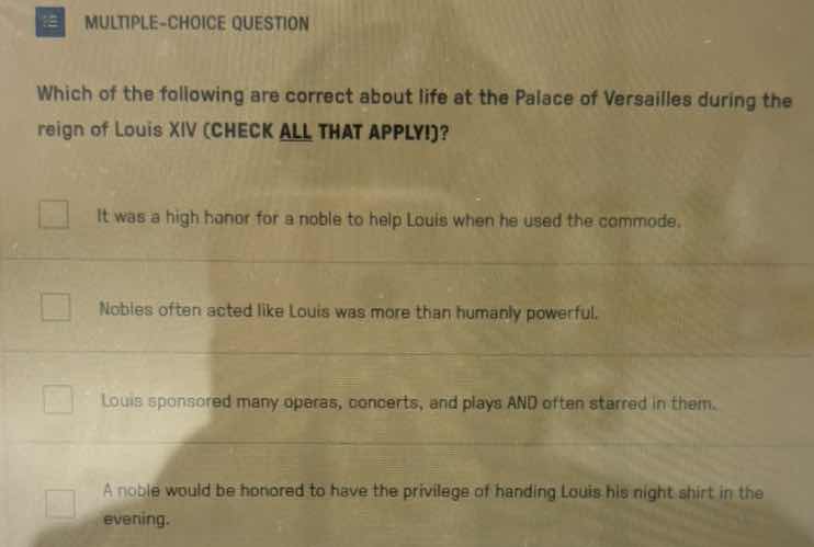 multiple-choice question which of the following are correct about life …