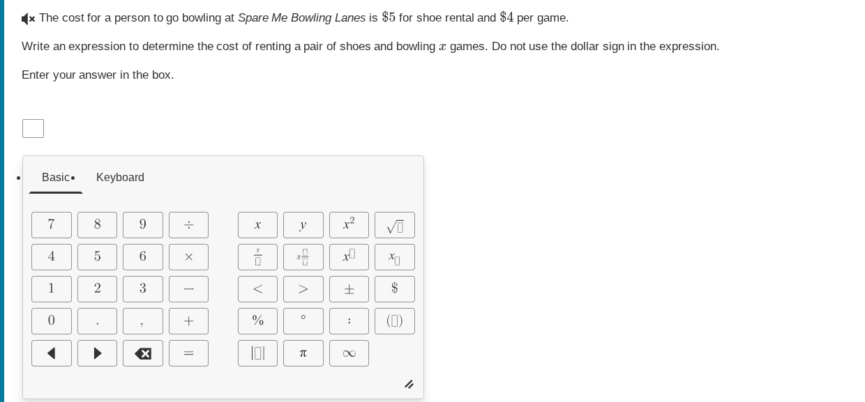 the cost for a person to go bowling at spare me bowling lanes is $5 for…