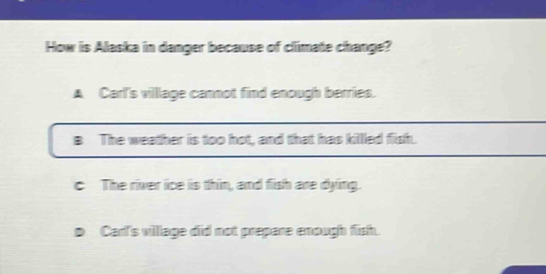 how is alaska in danger because of climate change? a carl’s village can…
