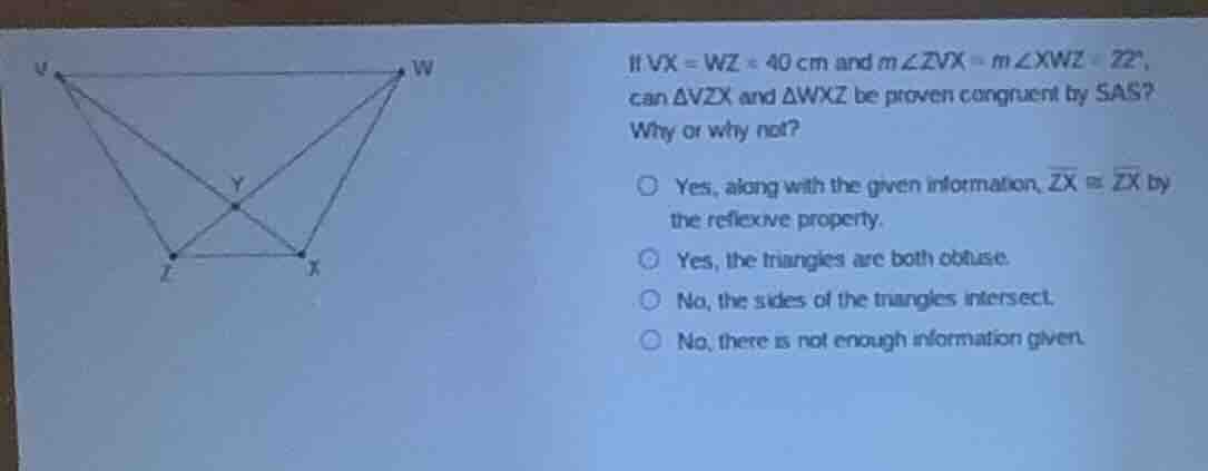 if ( vx = wz = 40 ) cm and ( mangle zvx = mangle xwz = 22^circ ), can (…