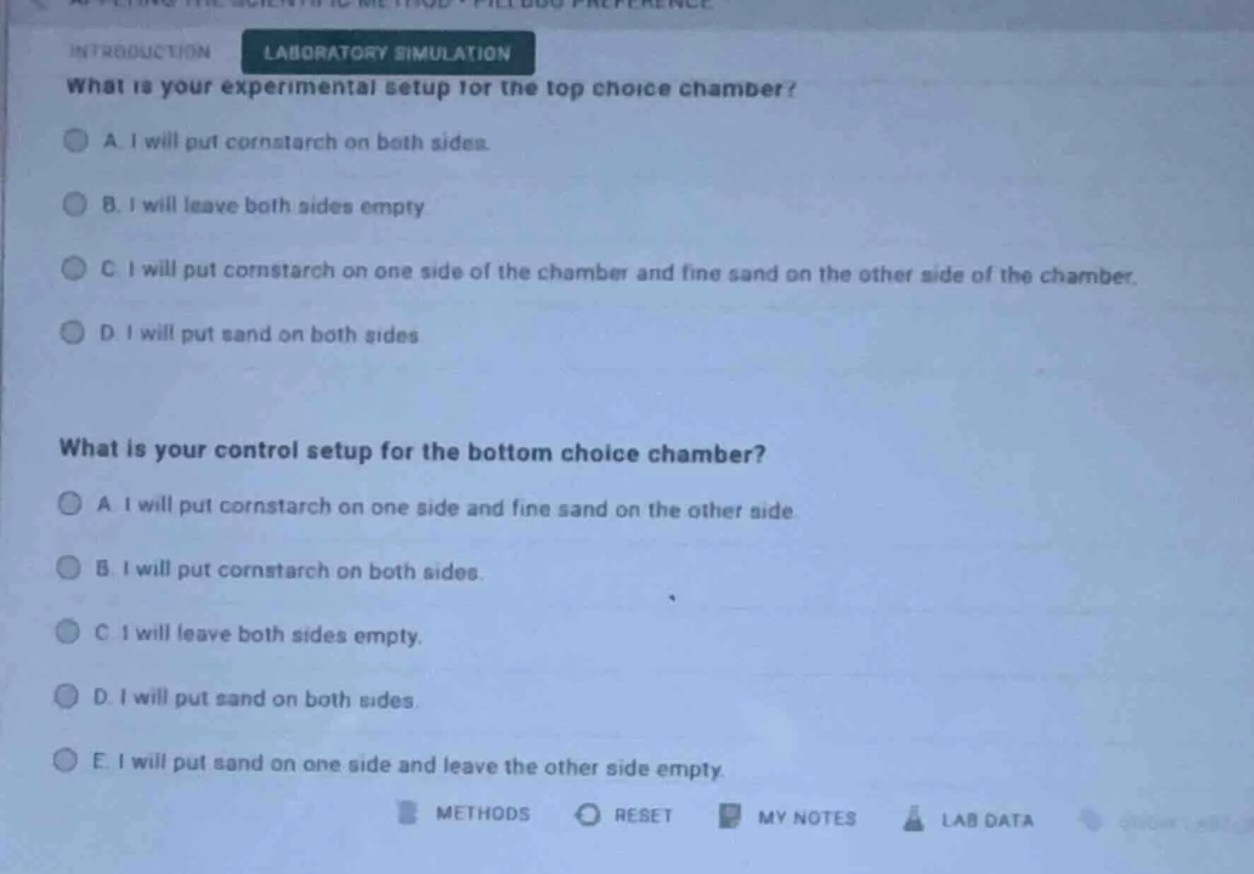 introduction laboratory simulation what is your experimental setup for …