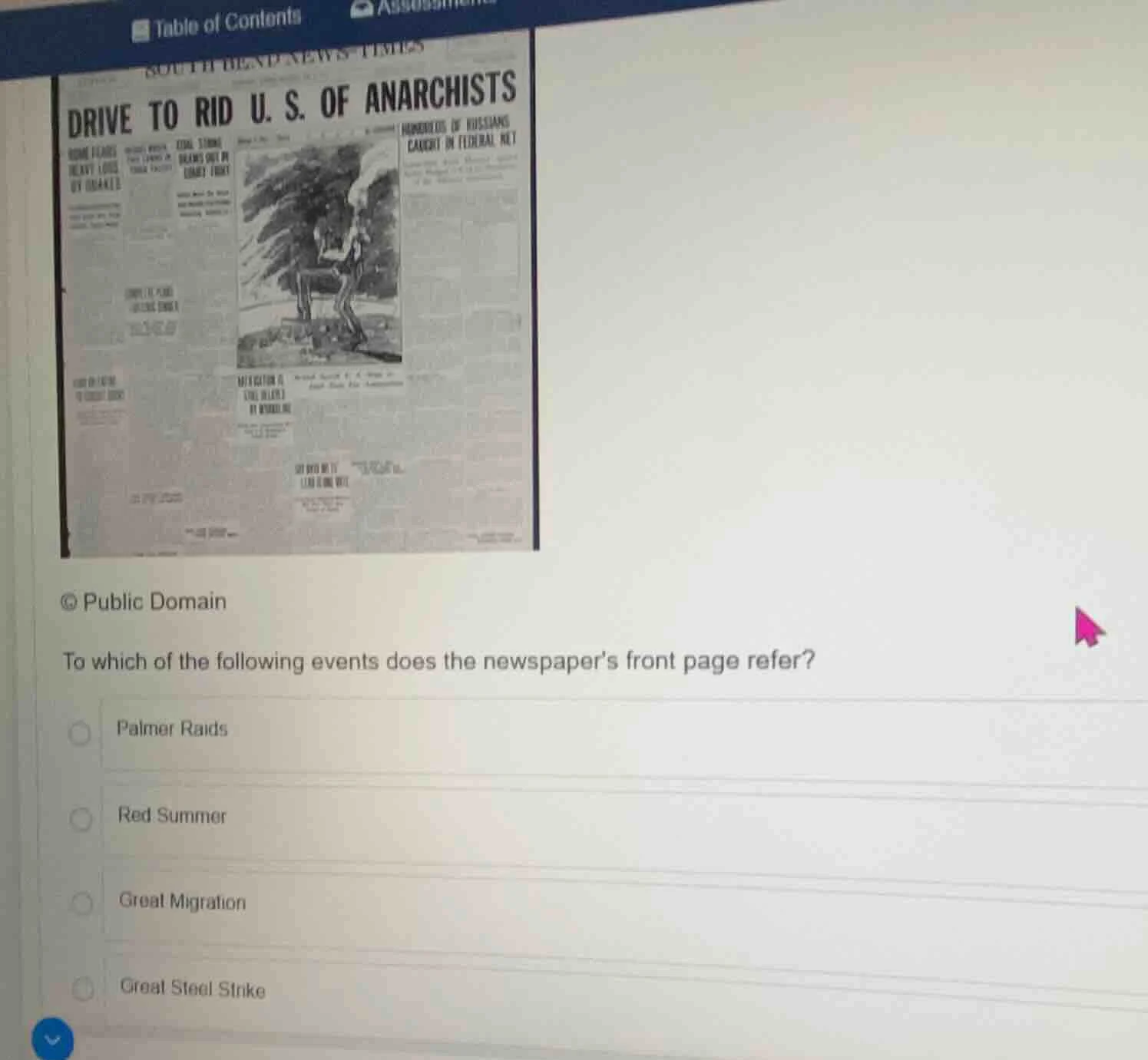 © public domain to which of the following events does the newspaper’s f…