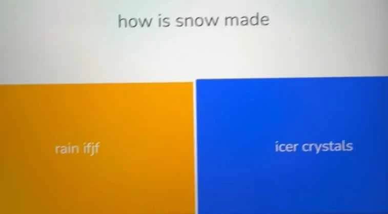 how is snow made rain ifjf icer crystals