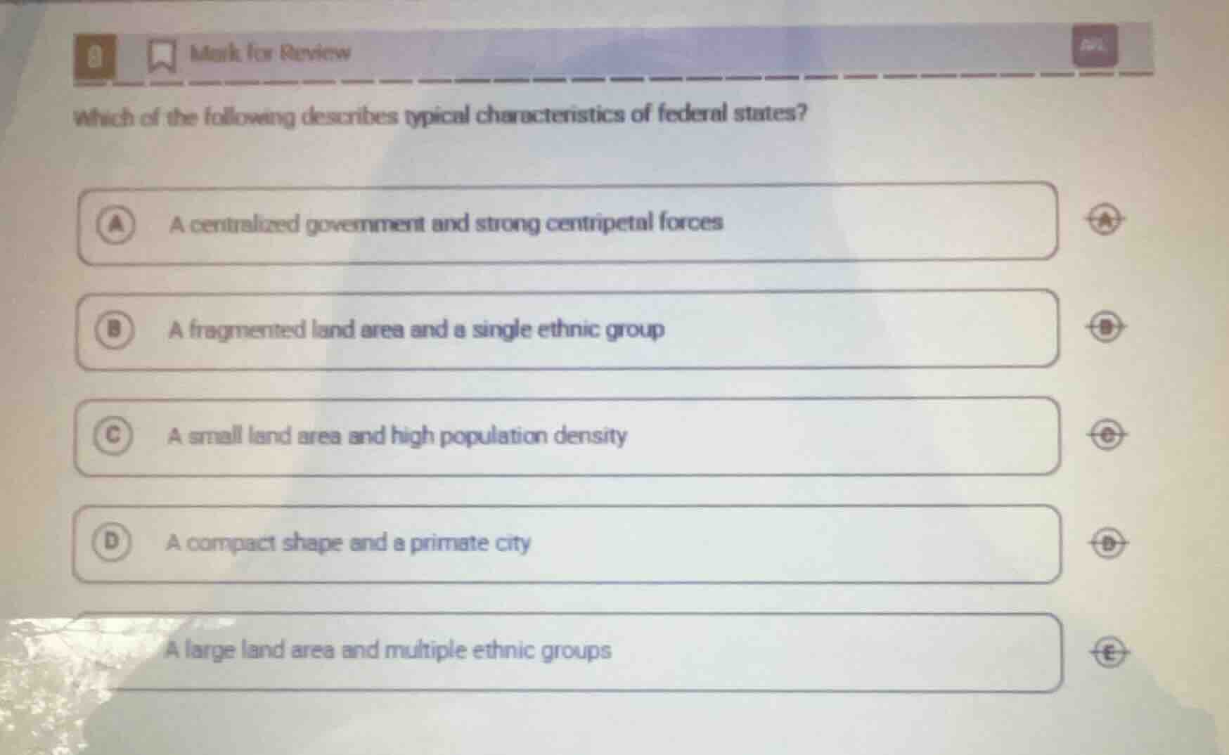 which of the following describes typical characteristics of federal sta…