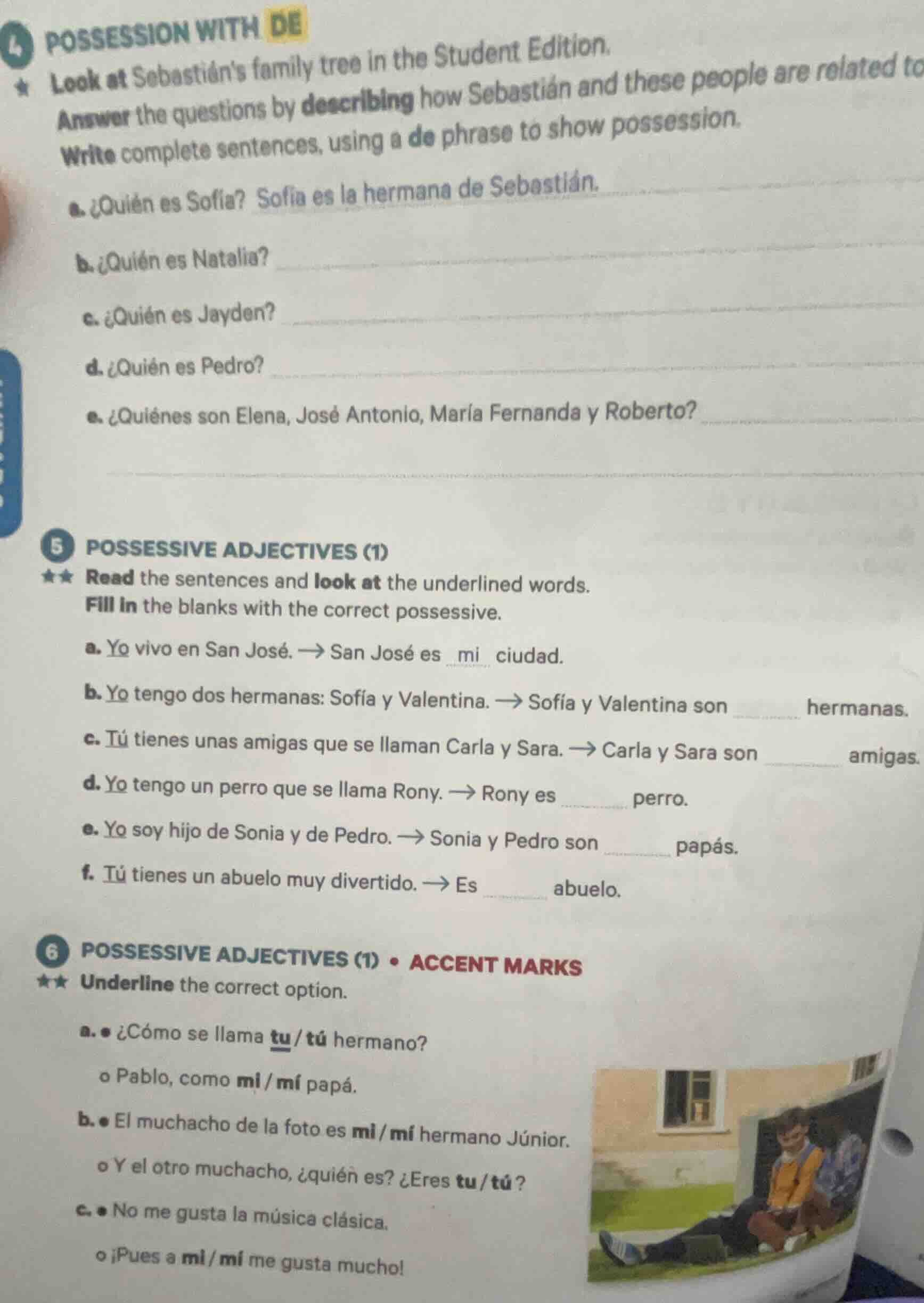 4 possession with de ★ look at sebastiáns family tree in the student ed…