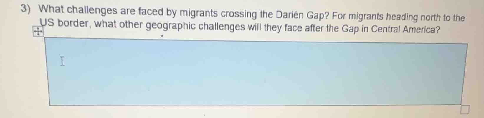 3) what challenges are faced by migrants crossing the darién gap? for m…