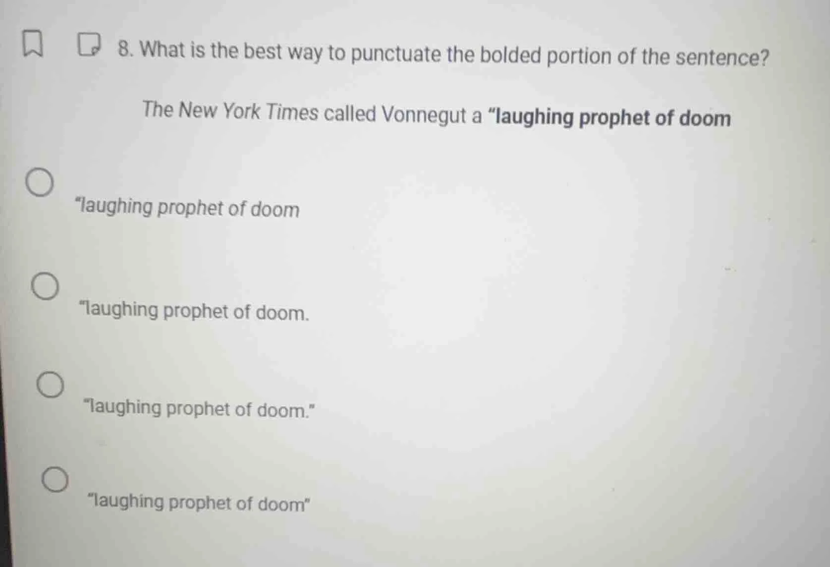8. what is the best way to punctuate the bolded portion of the sentence…
