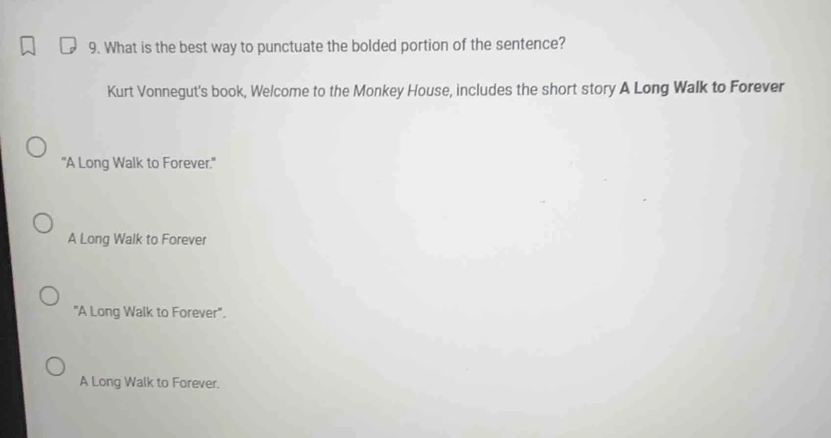 9. what is the best way to punctuate the bolded portion of the sentence…