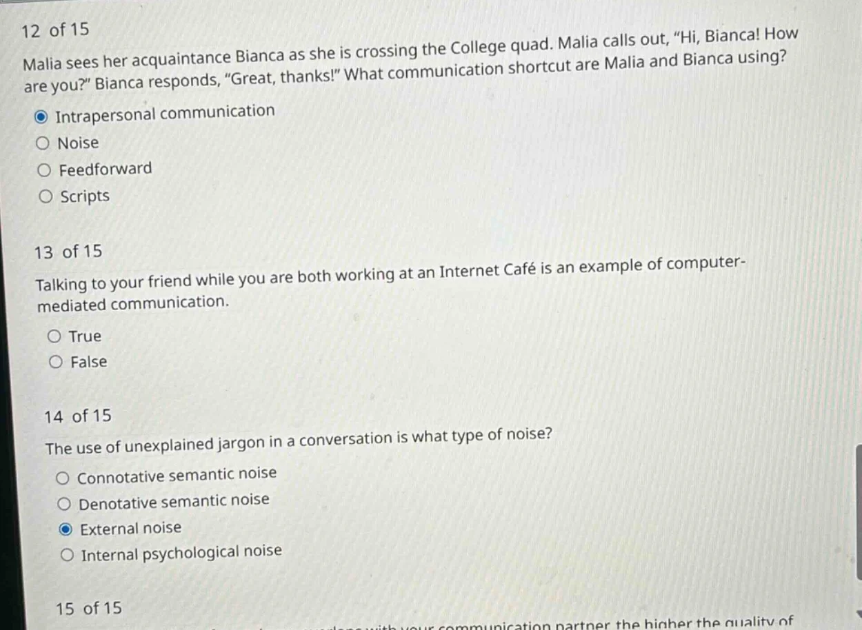 12 of 15 malia sees her acquaintance bianca as she is crossing the coll…