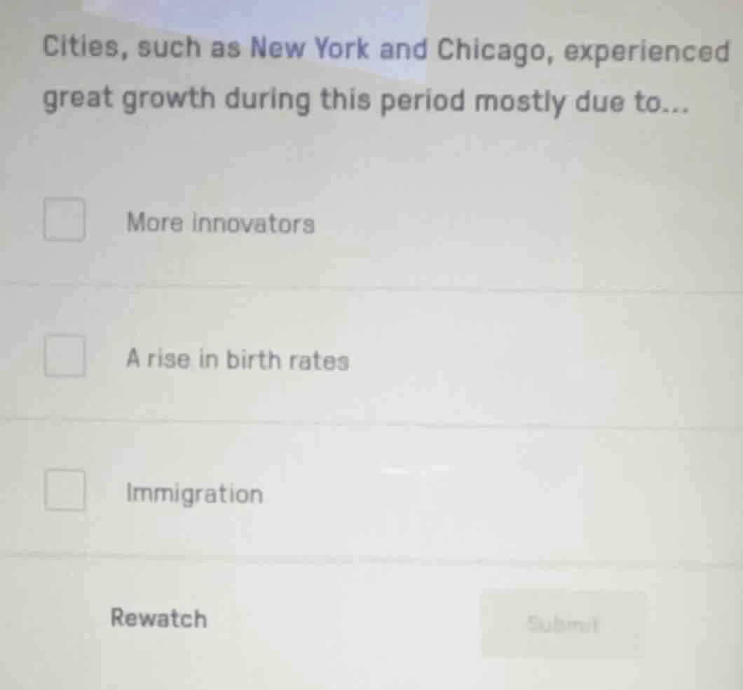 cities, such as new york and chicago, experienced great growth during t…