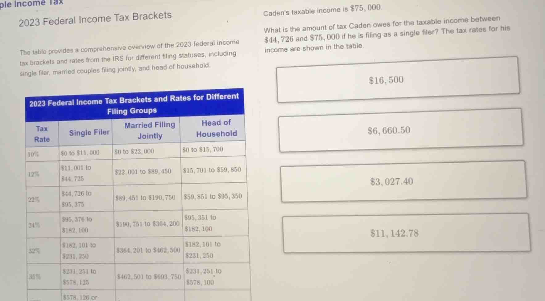 2023 federal income tax brackets the table provides a comprehensive ove…
