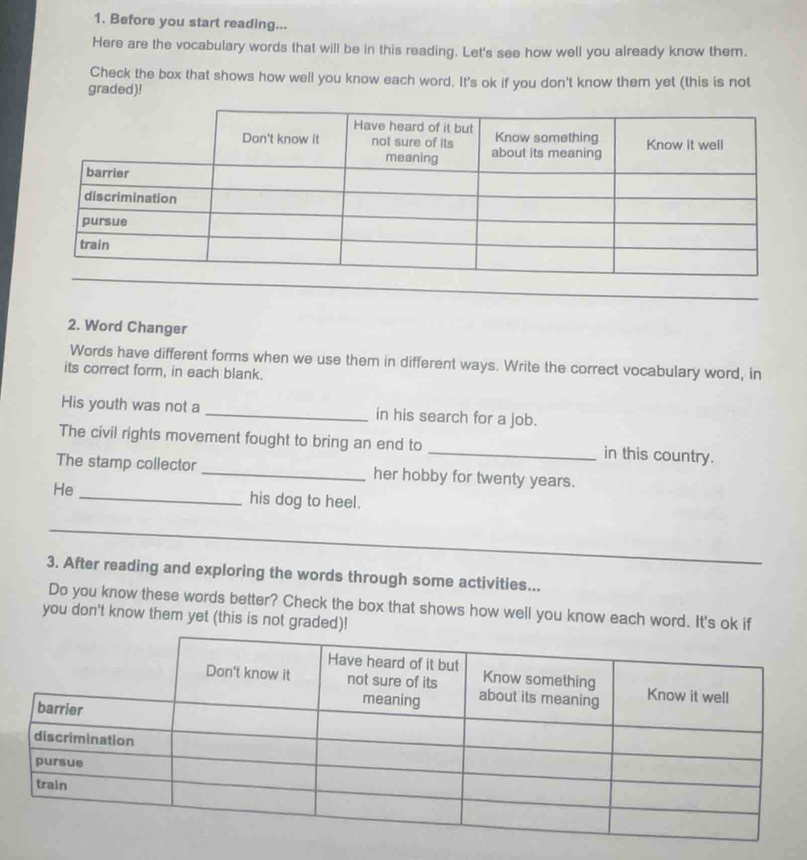 1. before you start reading... here are the vocabulary words that will …