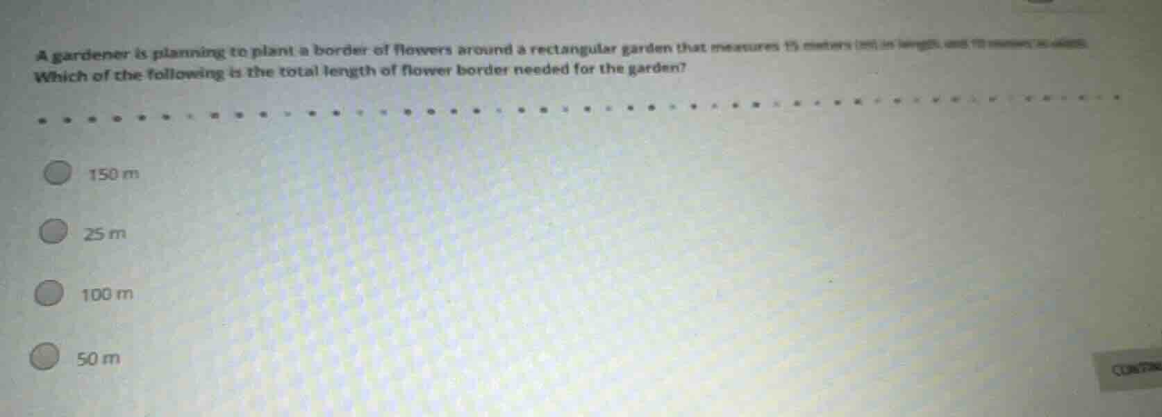 a gardener is planning to plant a border of flowers around a rectangula…
