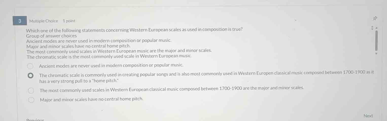 3 multiple choice 1 point which one of the following statements concern…