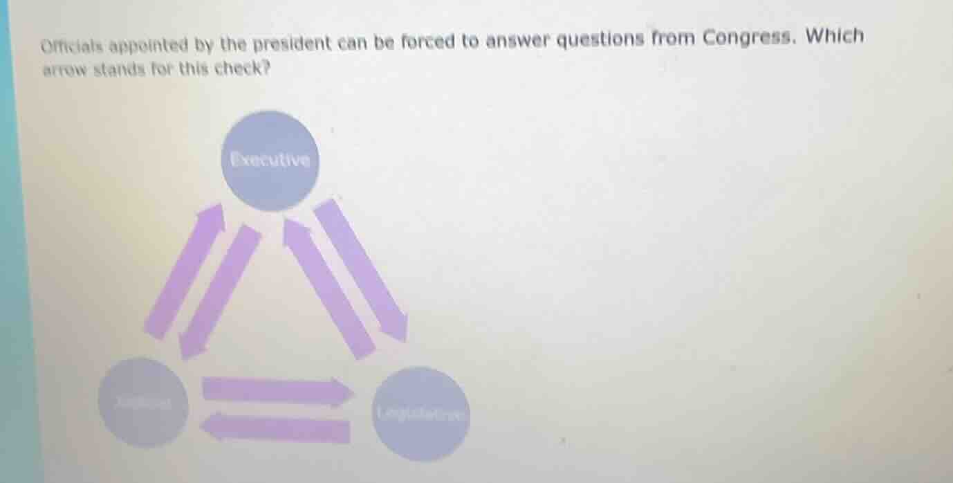 officials appointed by the president can be forced to answer questions …