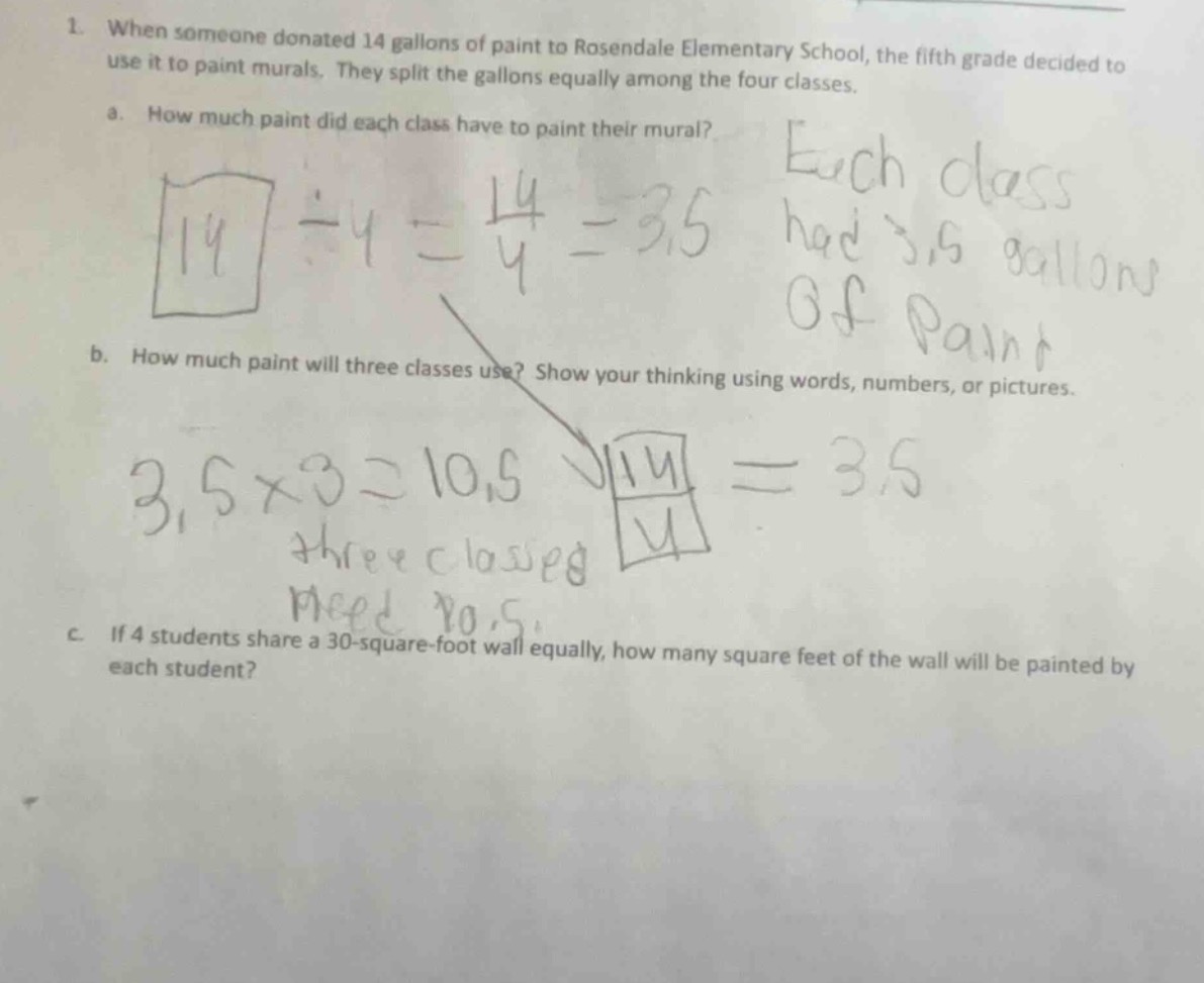 1. when someone donated 14 gallons of paint to rosendale elementary sch…