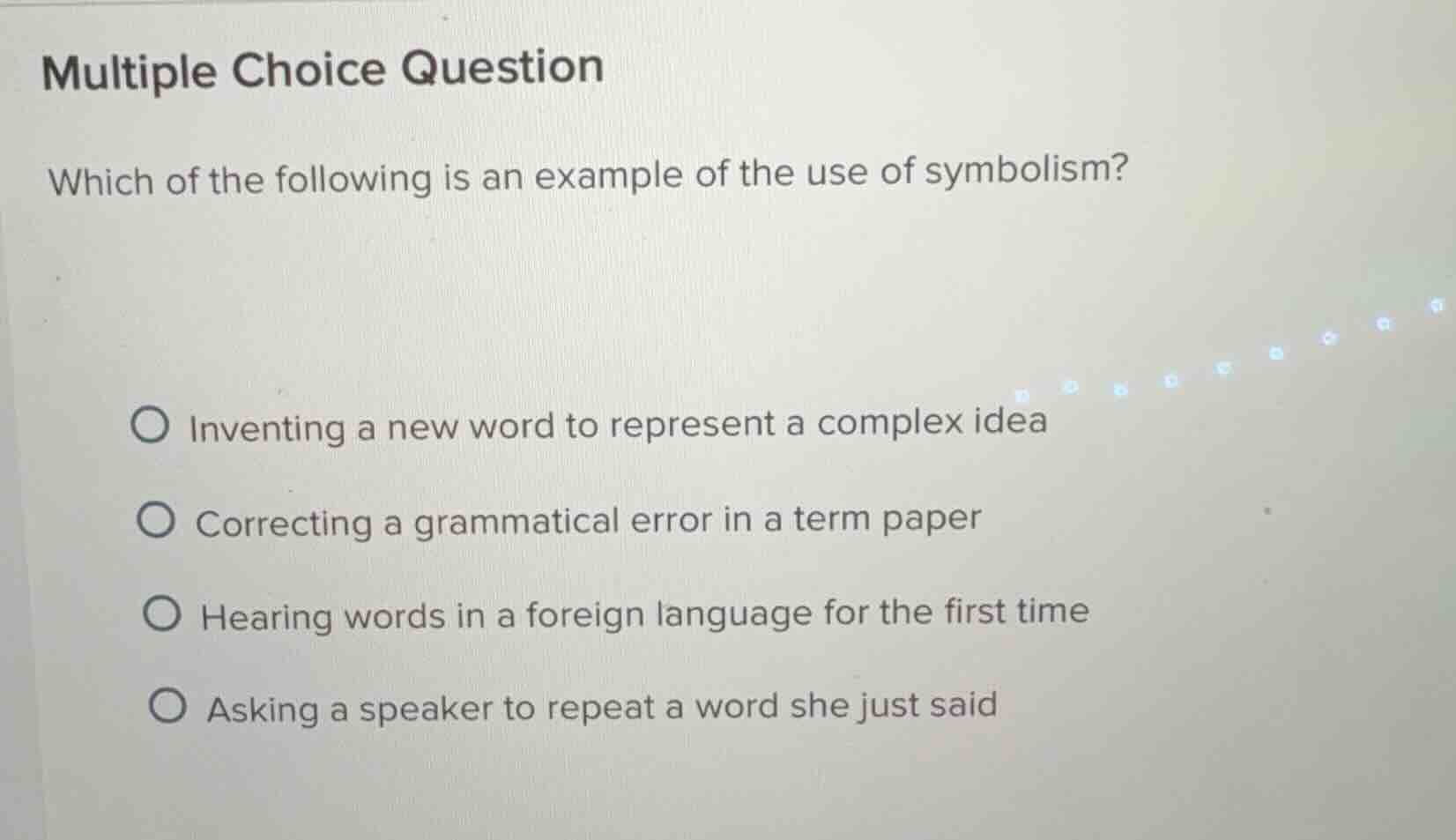 multiple choice question which of the following is an example of the us…
