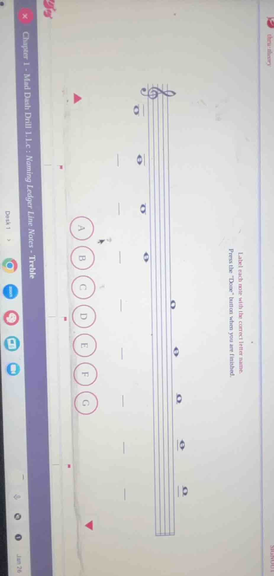 chapter 1 - mad dash drill 1-1c :: naming ledger line notes - treble la…