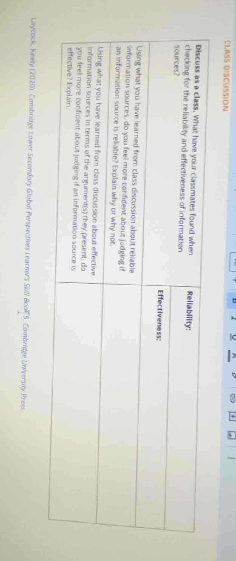 class discussion discuss as a class. what have your classmates found wh…