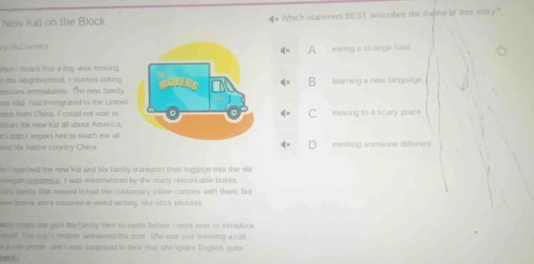 new kid on the block authors name when i heard that a boy was moving to…