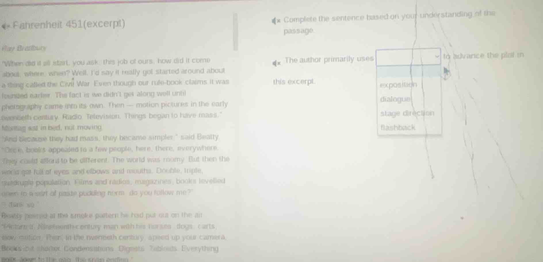 fahrenheit 451(excerpt) ray bradbury “when did it all start, you ask. t…