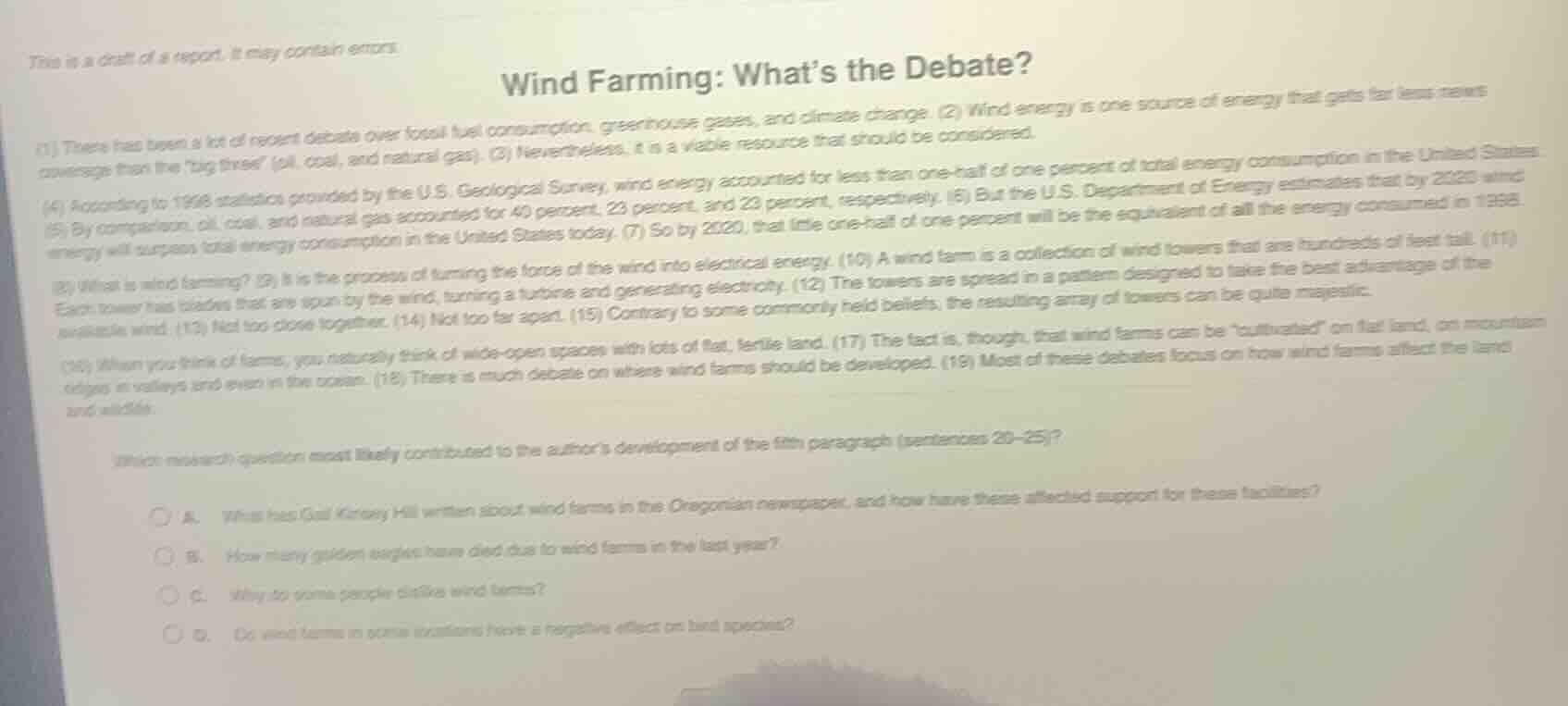 this is a draft of a report. it may contain errors wind farming: what’s…
