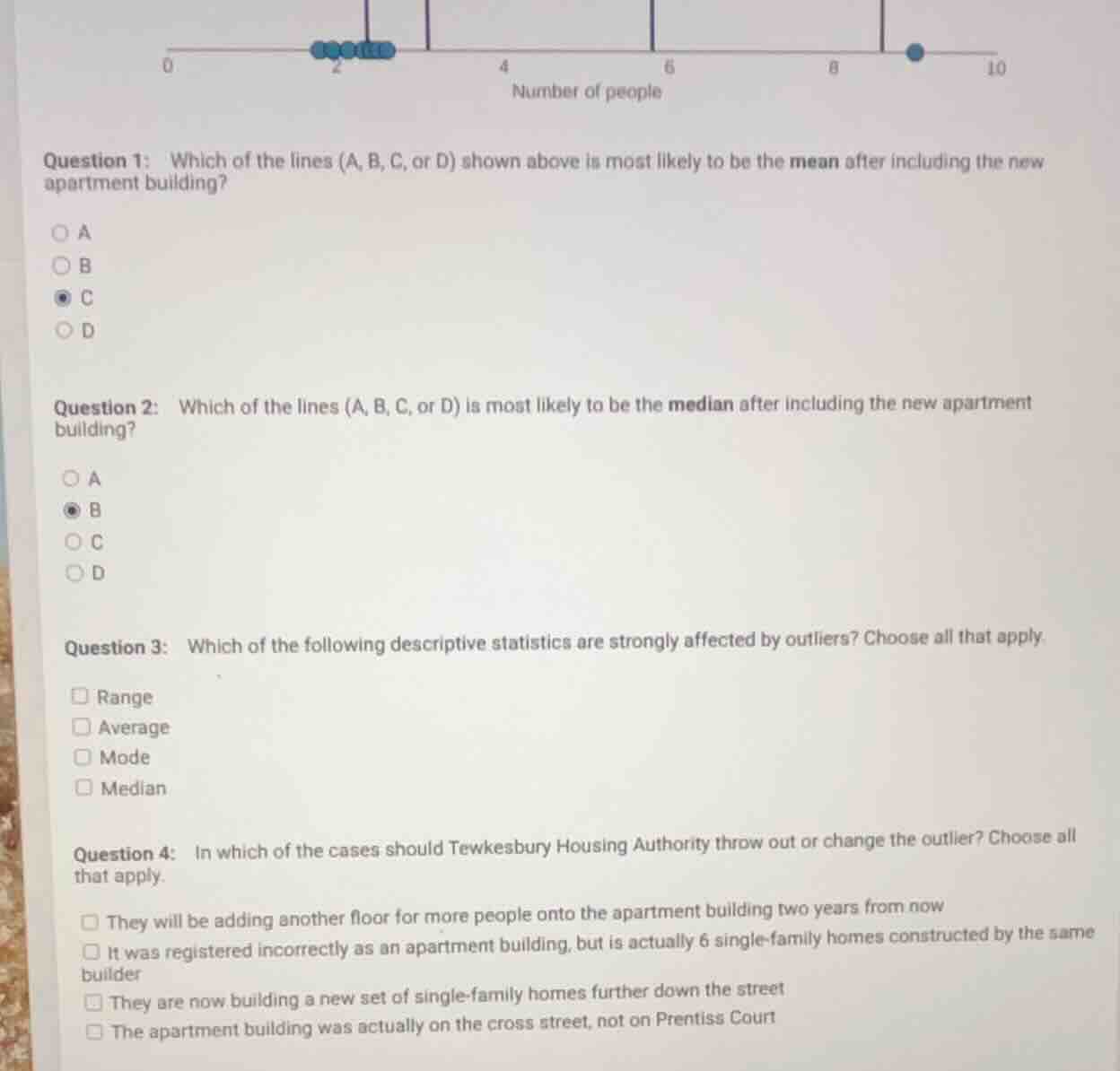question 1: which of the lines (a, b, c, or d) shown above is most like…