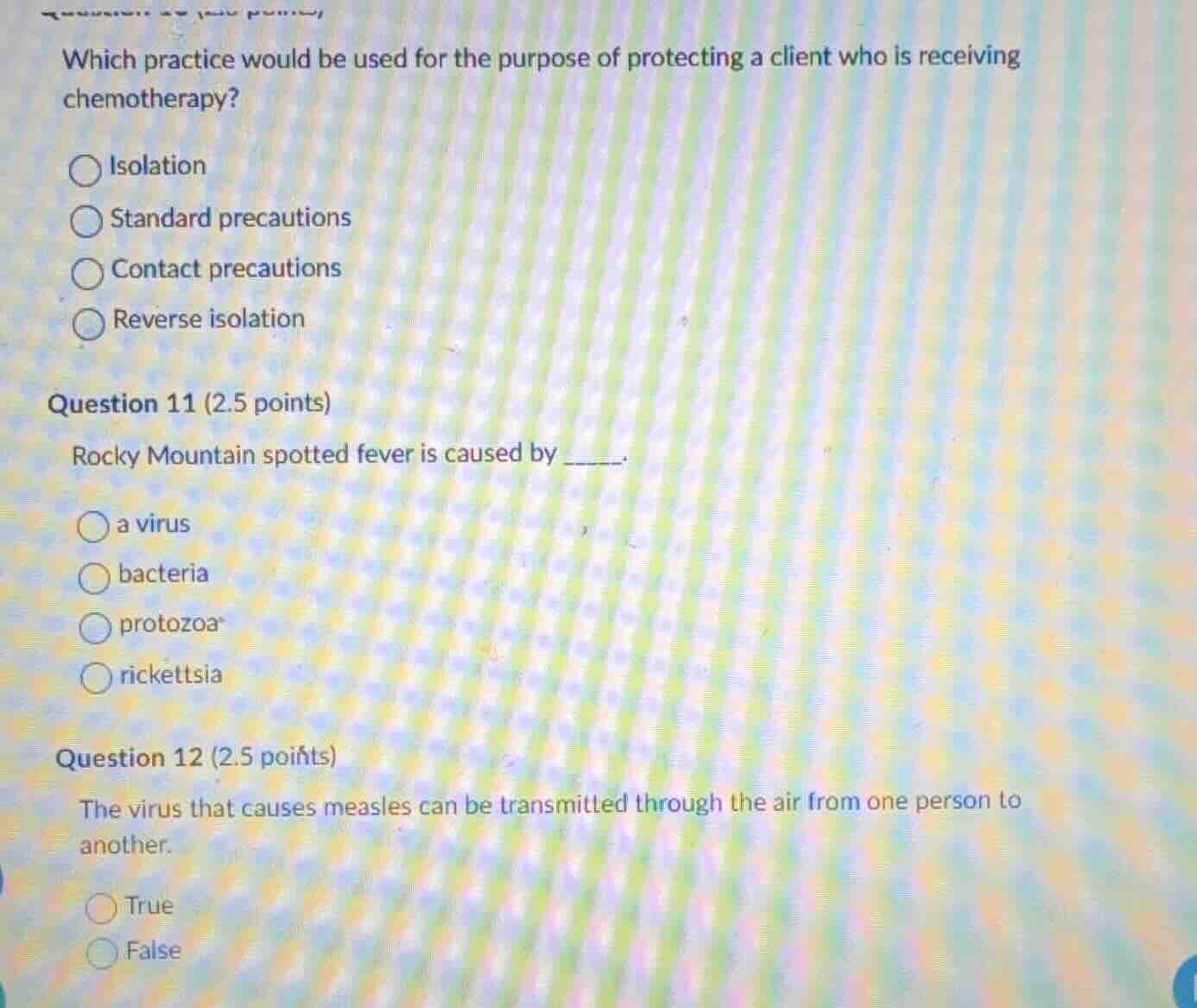 which practice would be used for the purpose of protecting a client who…