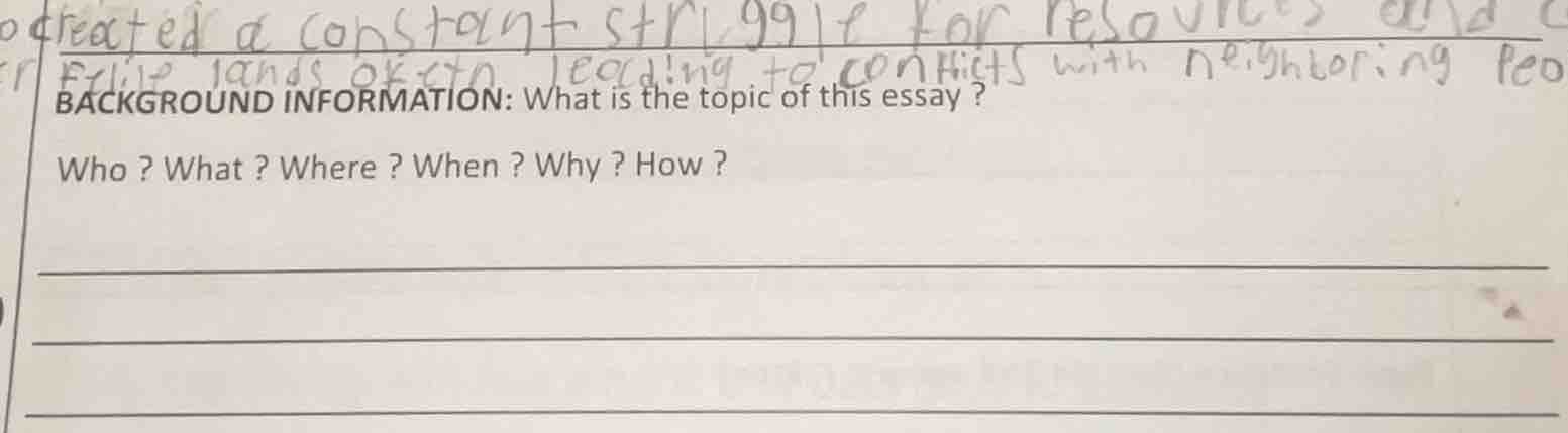 background information: what is the topic of this essay? who? what? whe…