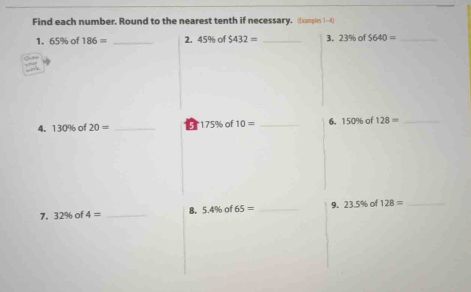find each number. round to the nearest tenth if necessary. (examples 1 …