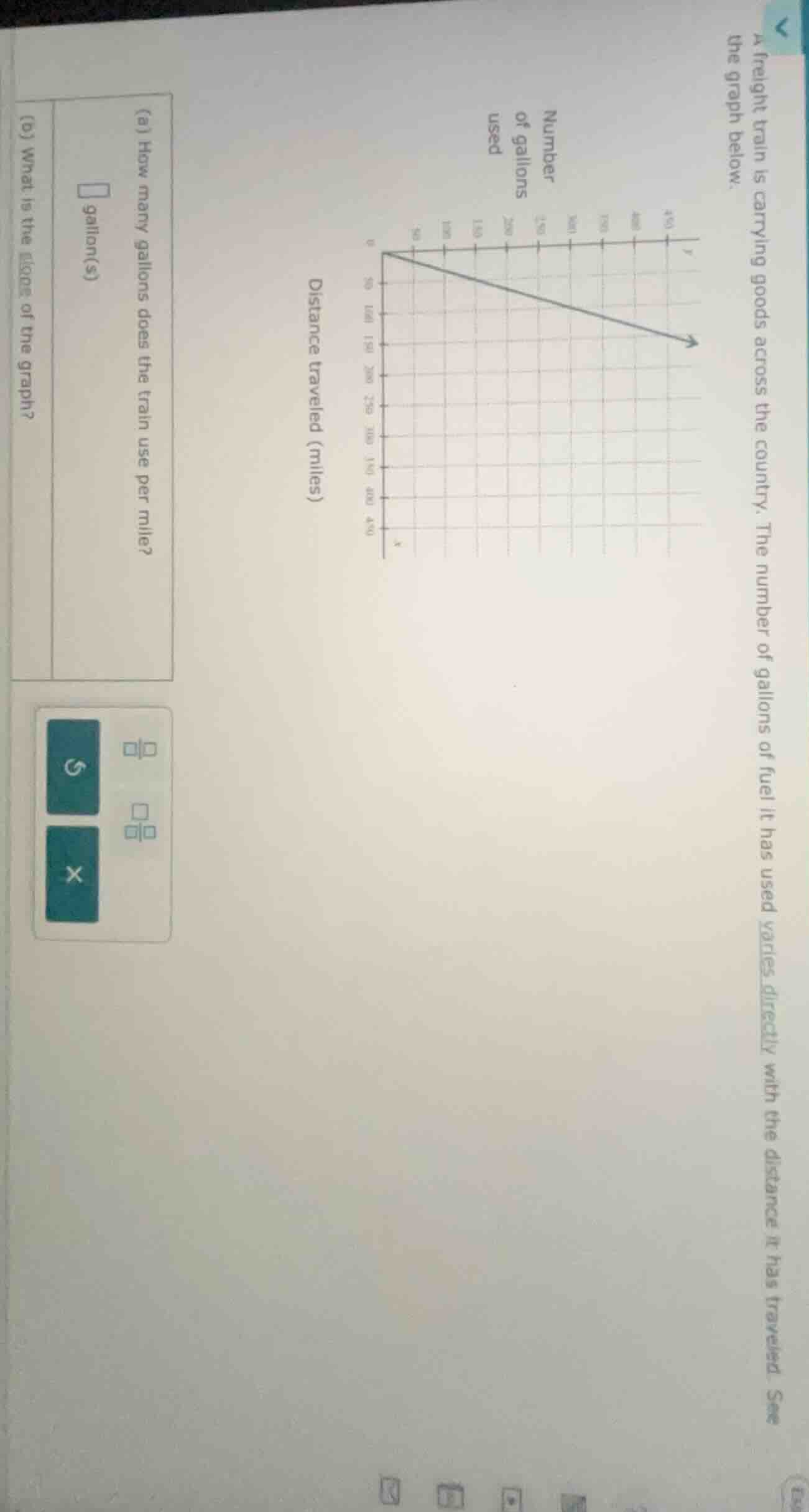 a freight train is carrying goods across the country. the number of gal…