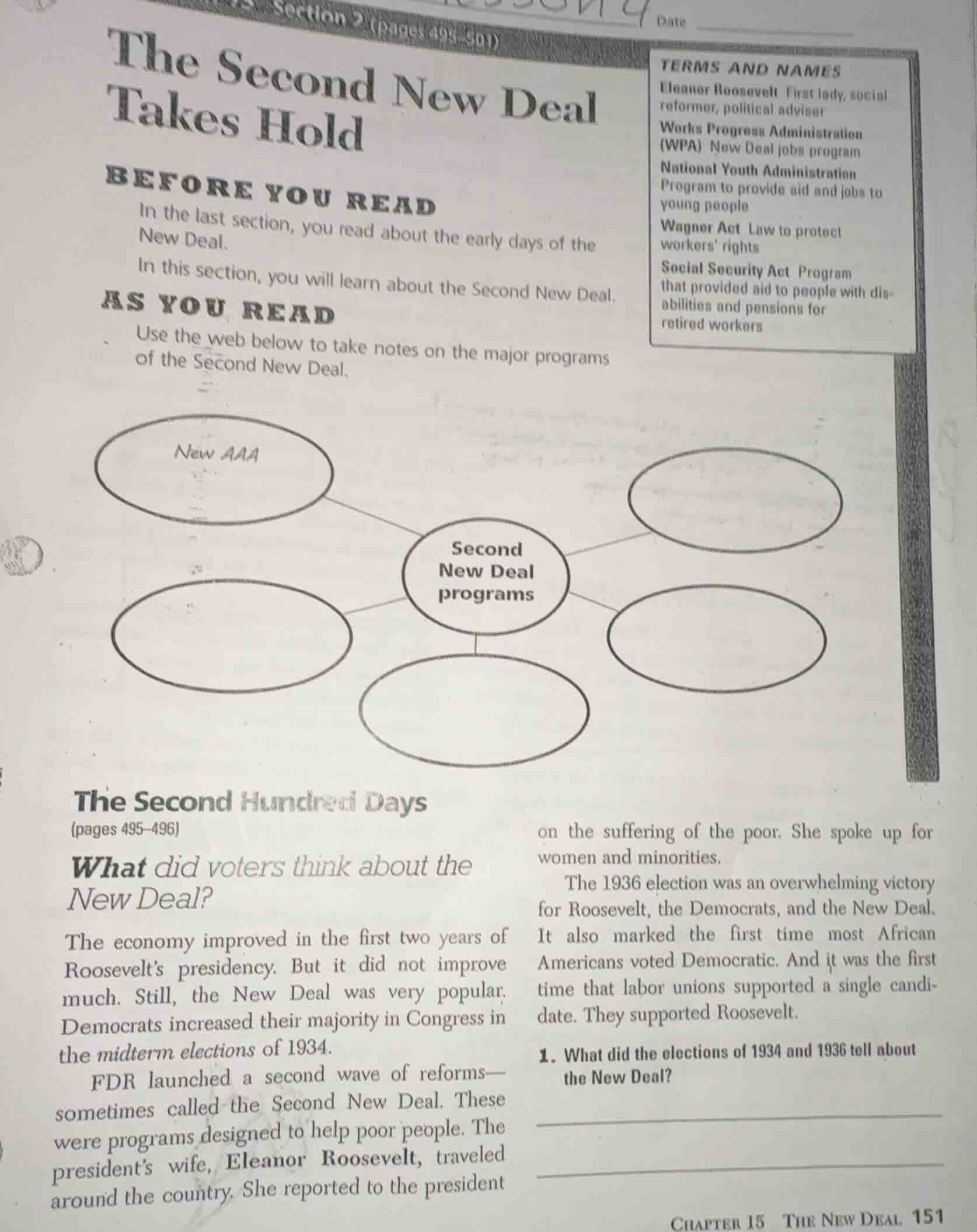 section 2 (pages 495 - 501) the second new deal takes hold before you r…