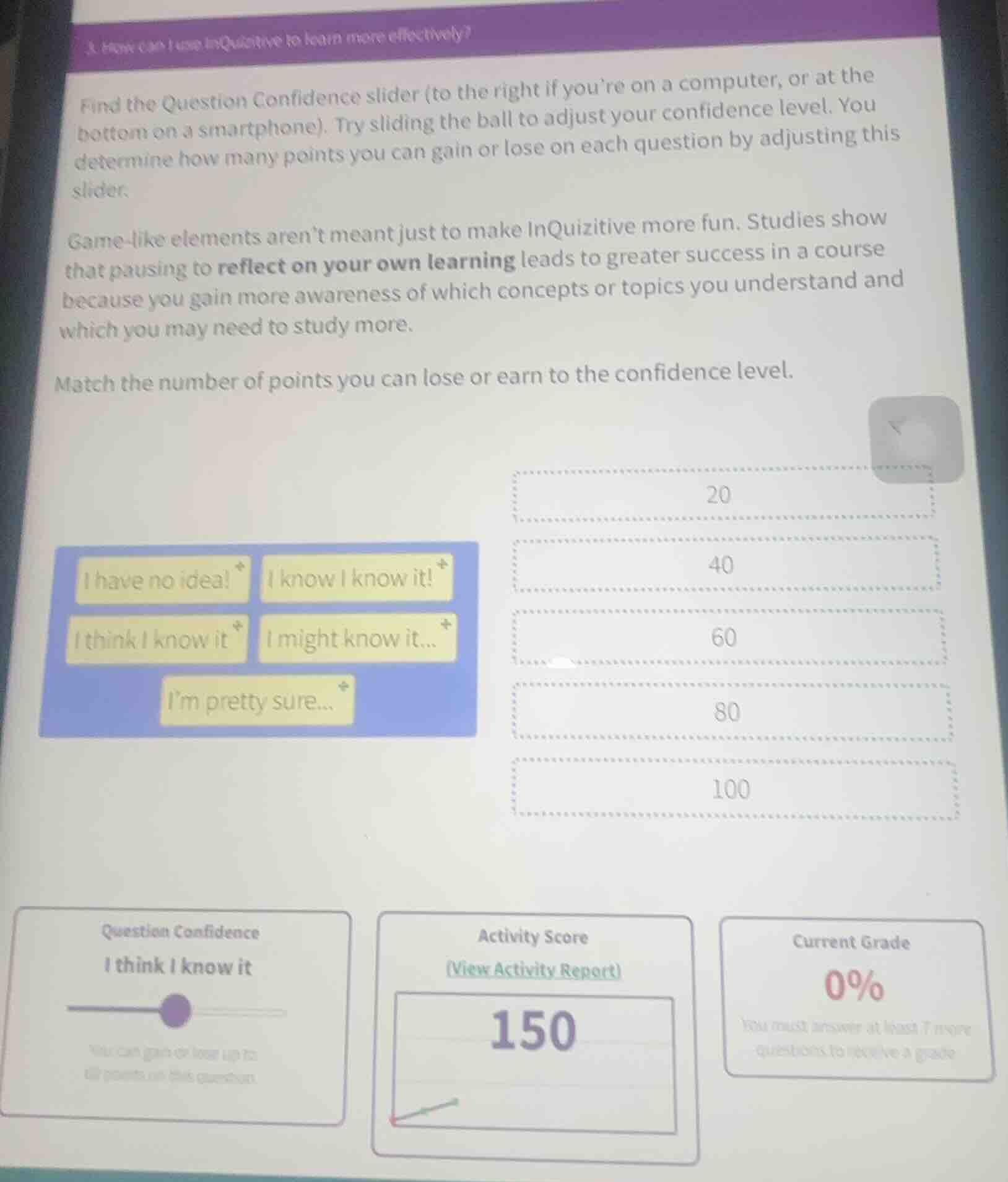 3. how can i use inquizitive to learn more effectively? find the questi…