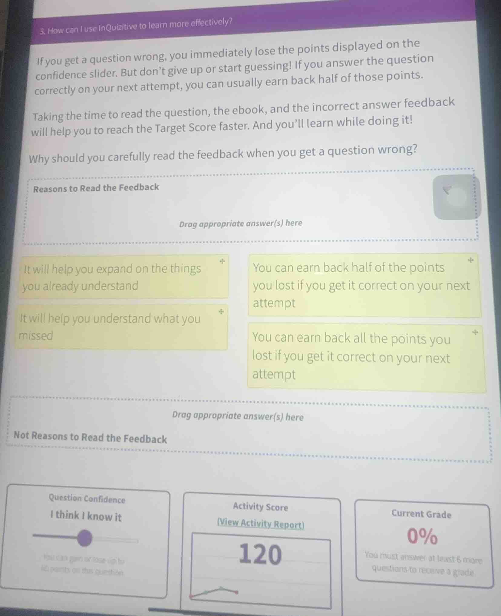 3. how can i use inquizitive to learn more effectively? if you get a qu…