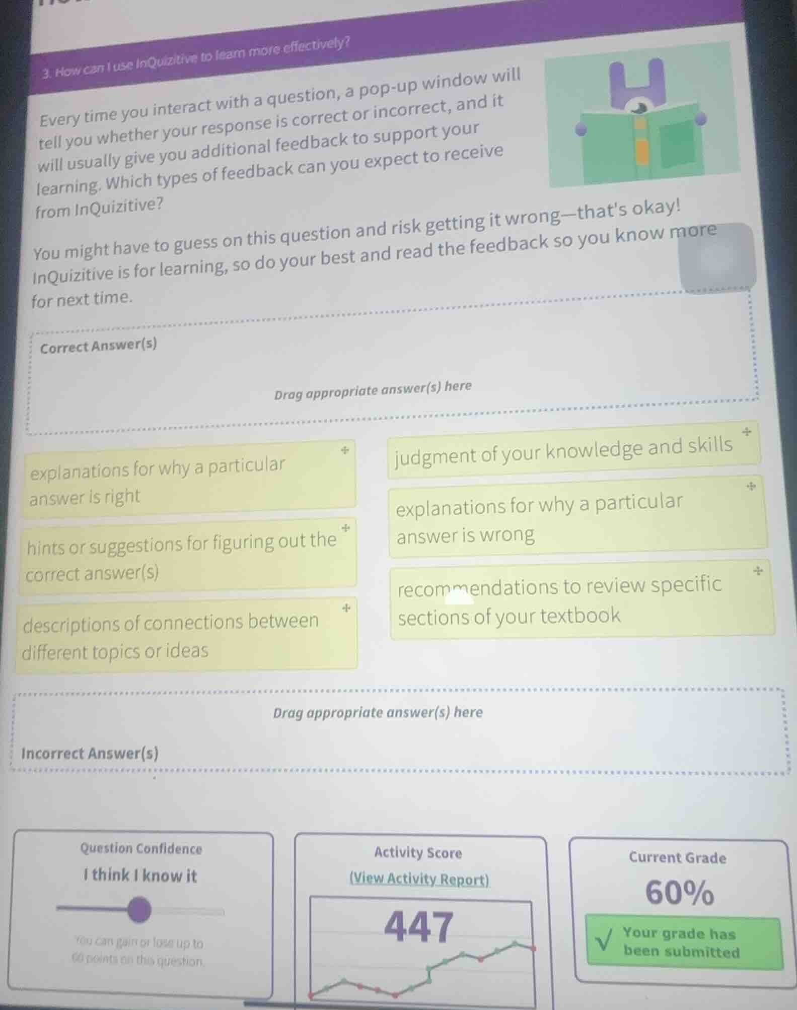 3. how can i use inquizitive to learn more effectively? every time you …