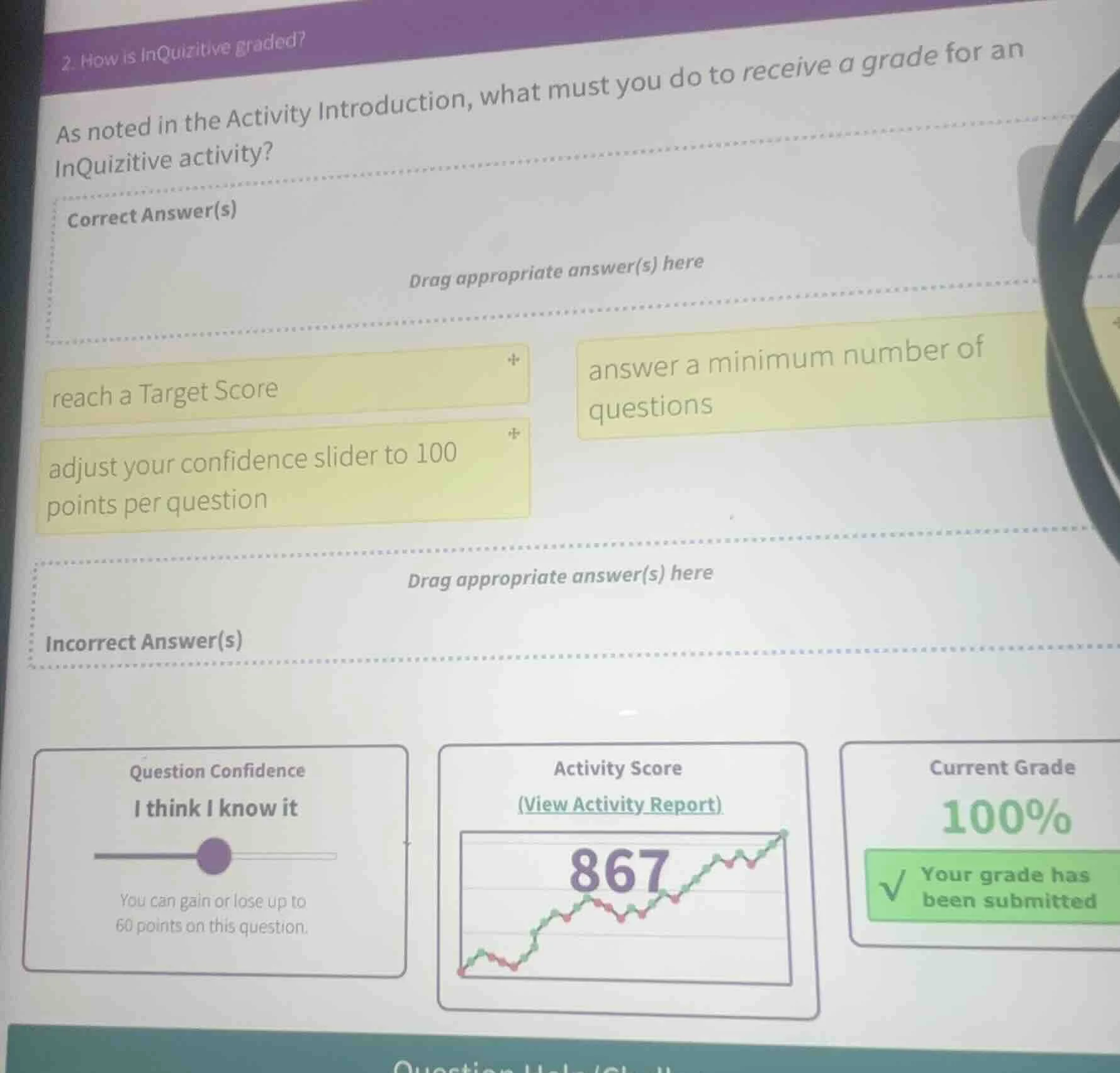 2. how is inquizitive graded? as noted in the activity introduction, wh…