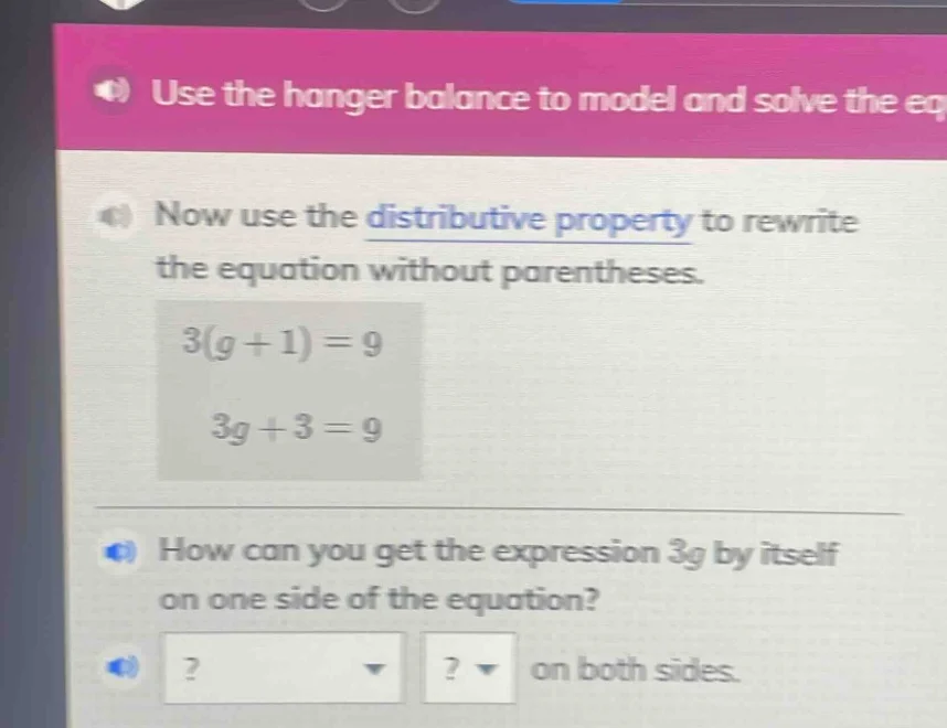 use the hanger balance to model and solve the eq now use the distributi…
