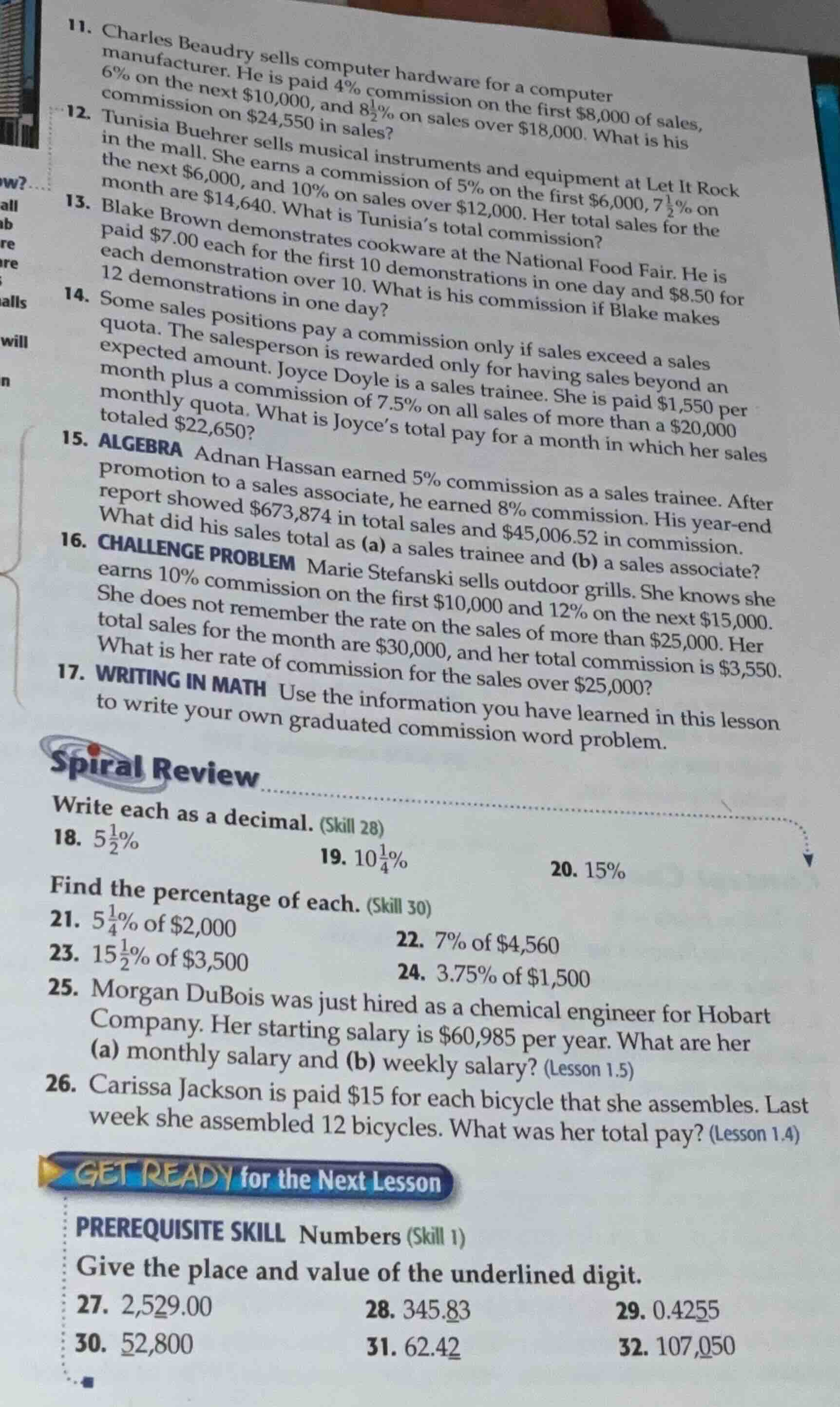 11. charles beaudry sells computer hardware for a computer manufacturer…