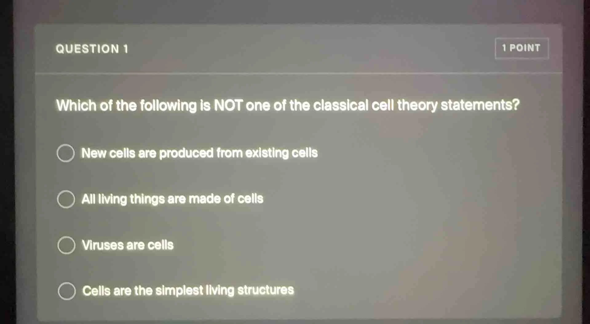 question 1 1 point which of the following is not one of the classical c…