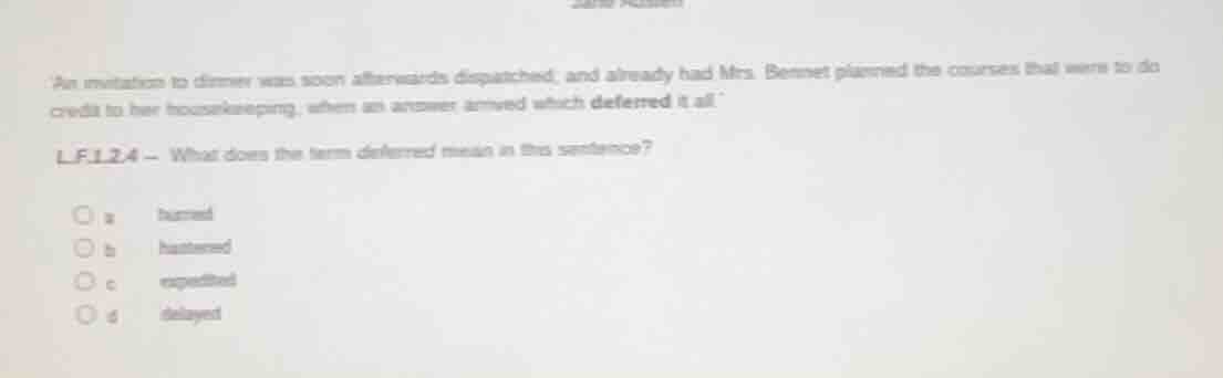 an invitation to dinner was soon afterwards dispatched, and already had…