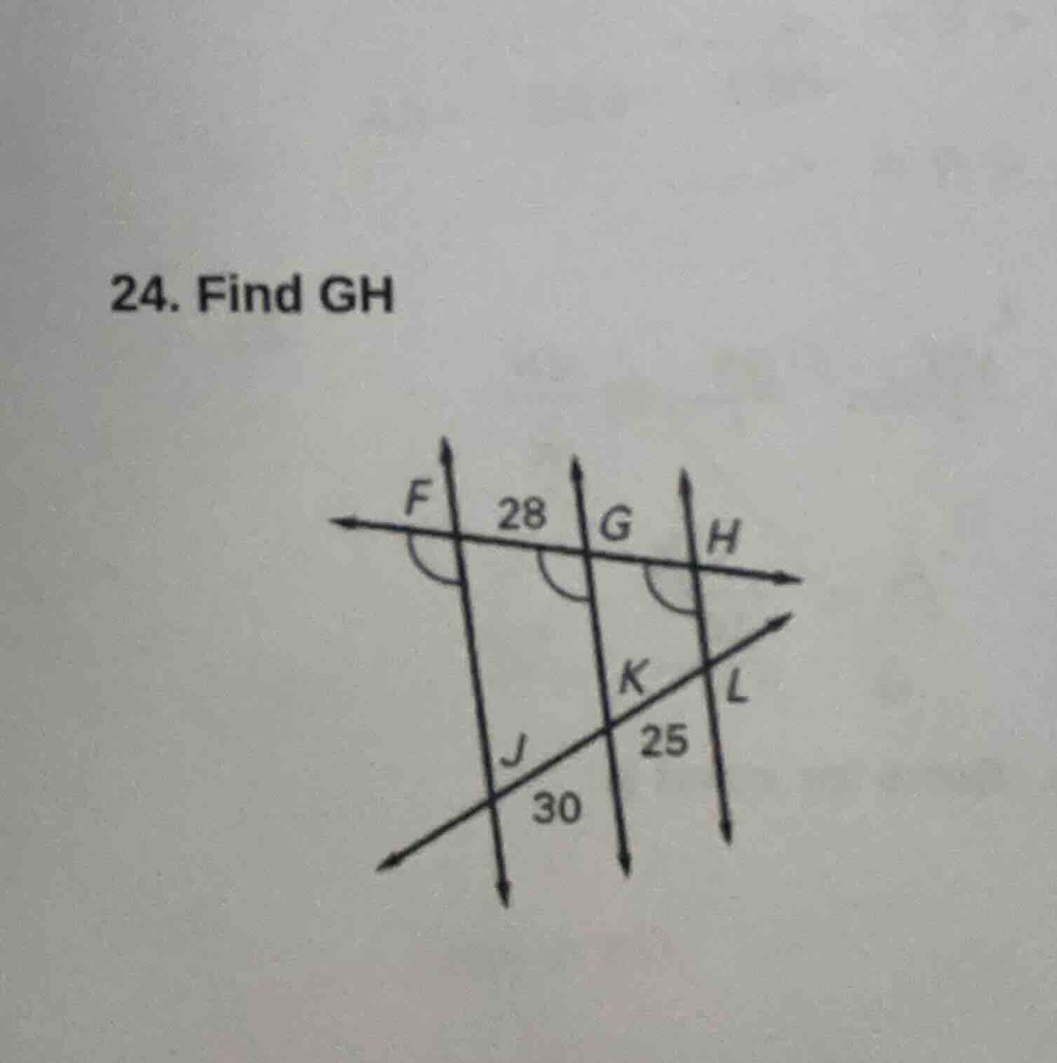 24. find gh