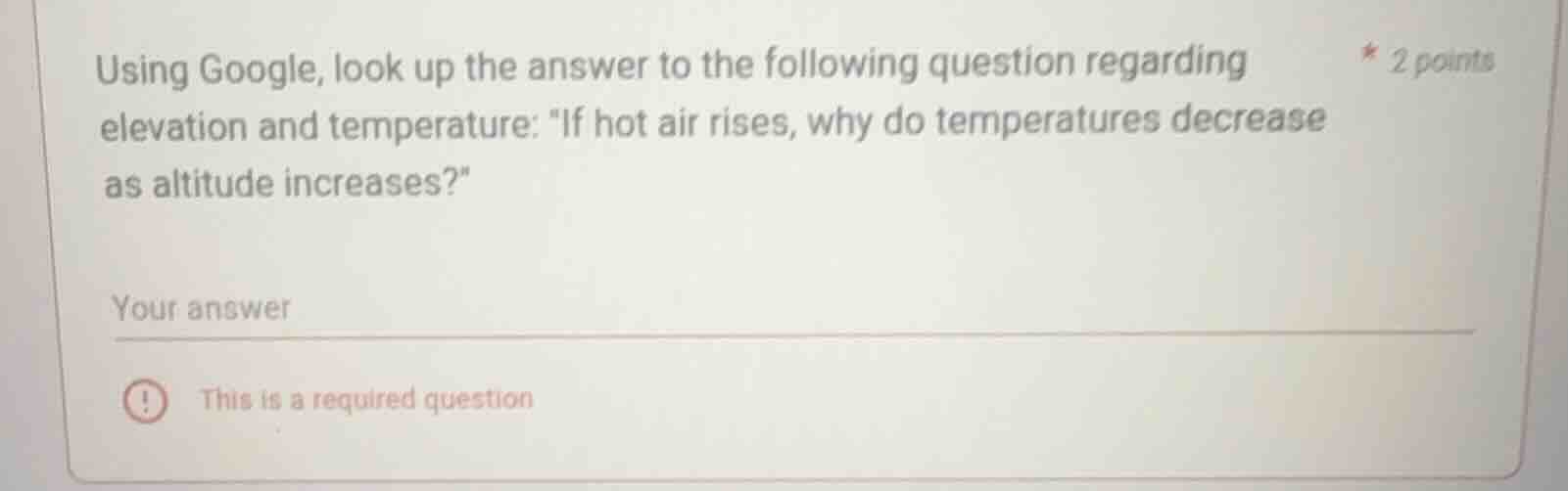 using google, look up the answer to the following question regarding el…