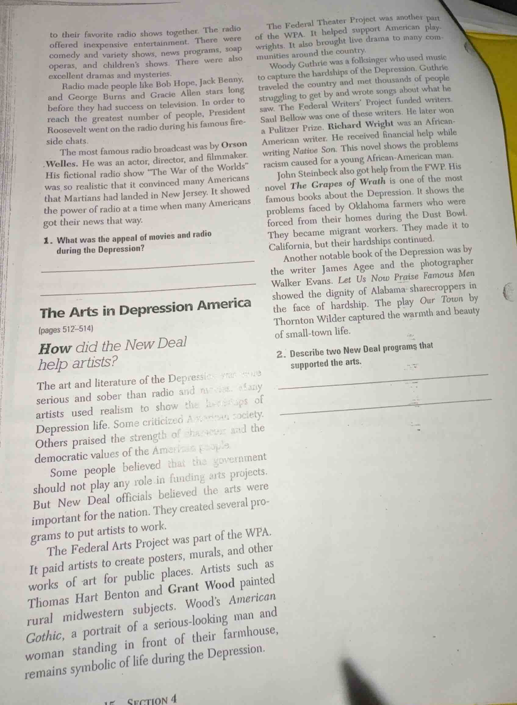 to their favorite radio shows together. the radio offered inexpensive e…