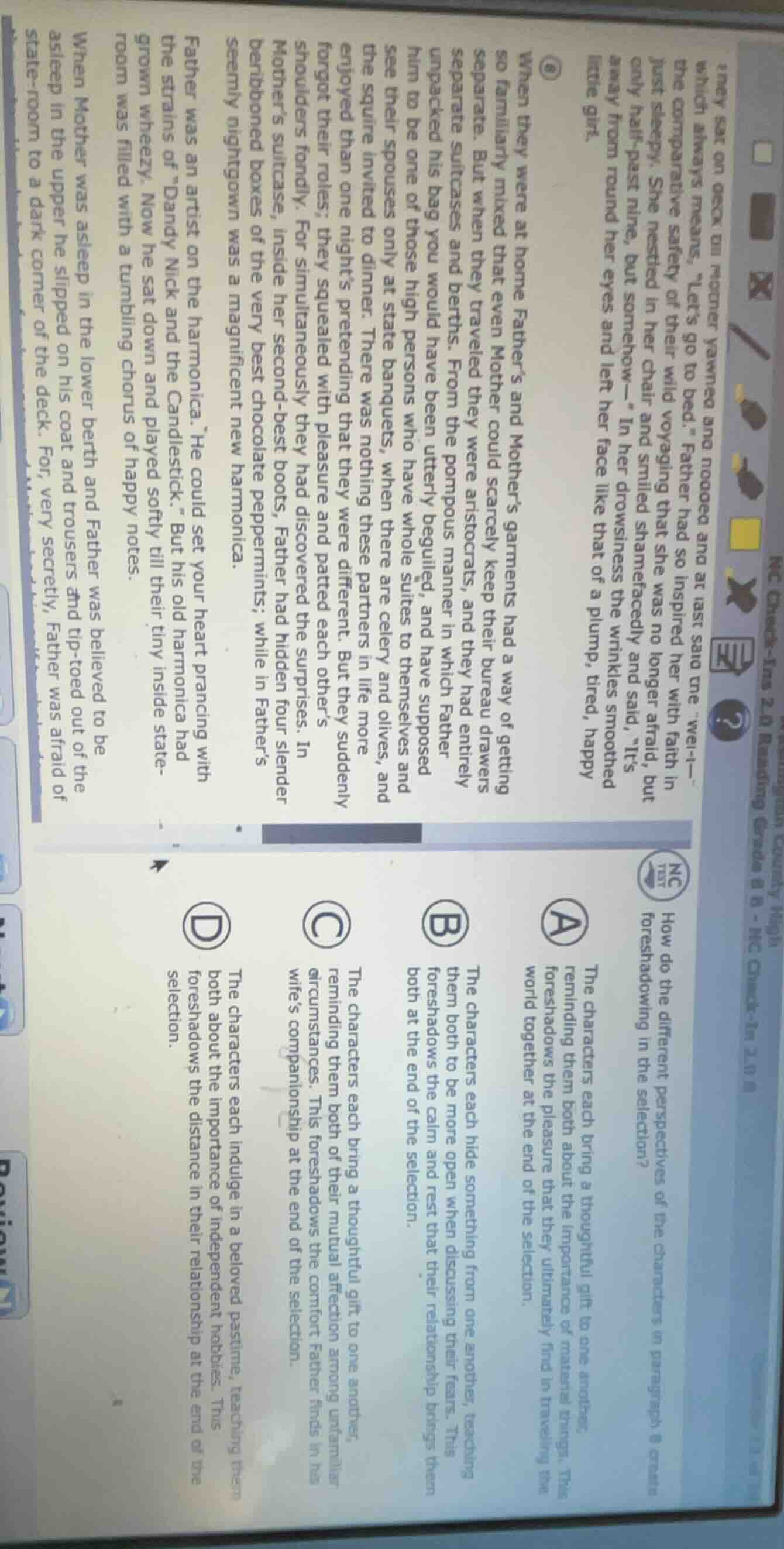 they sat on deck. mother yawned and nodded and at last said the - which…