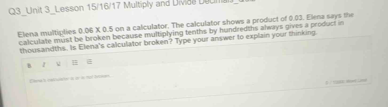 q3_unit 3_lesson 15/16/17 multiply and divide decimals elena multiplies…