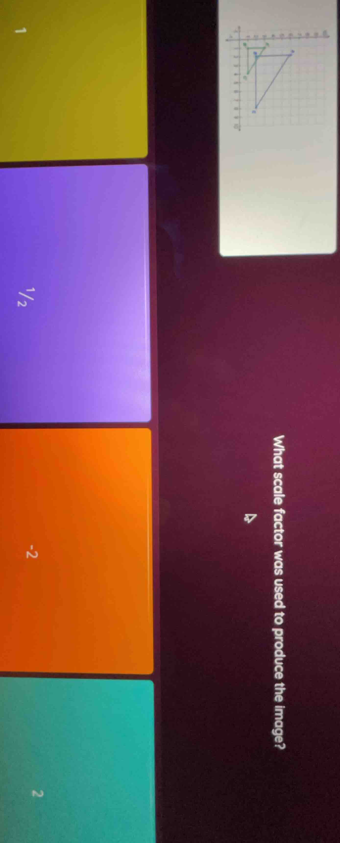 what scale factor was used to produce the image?